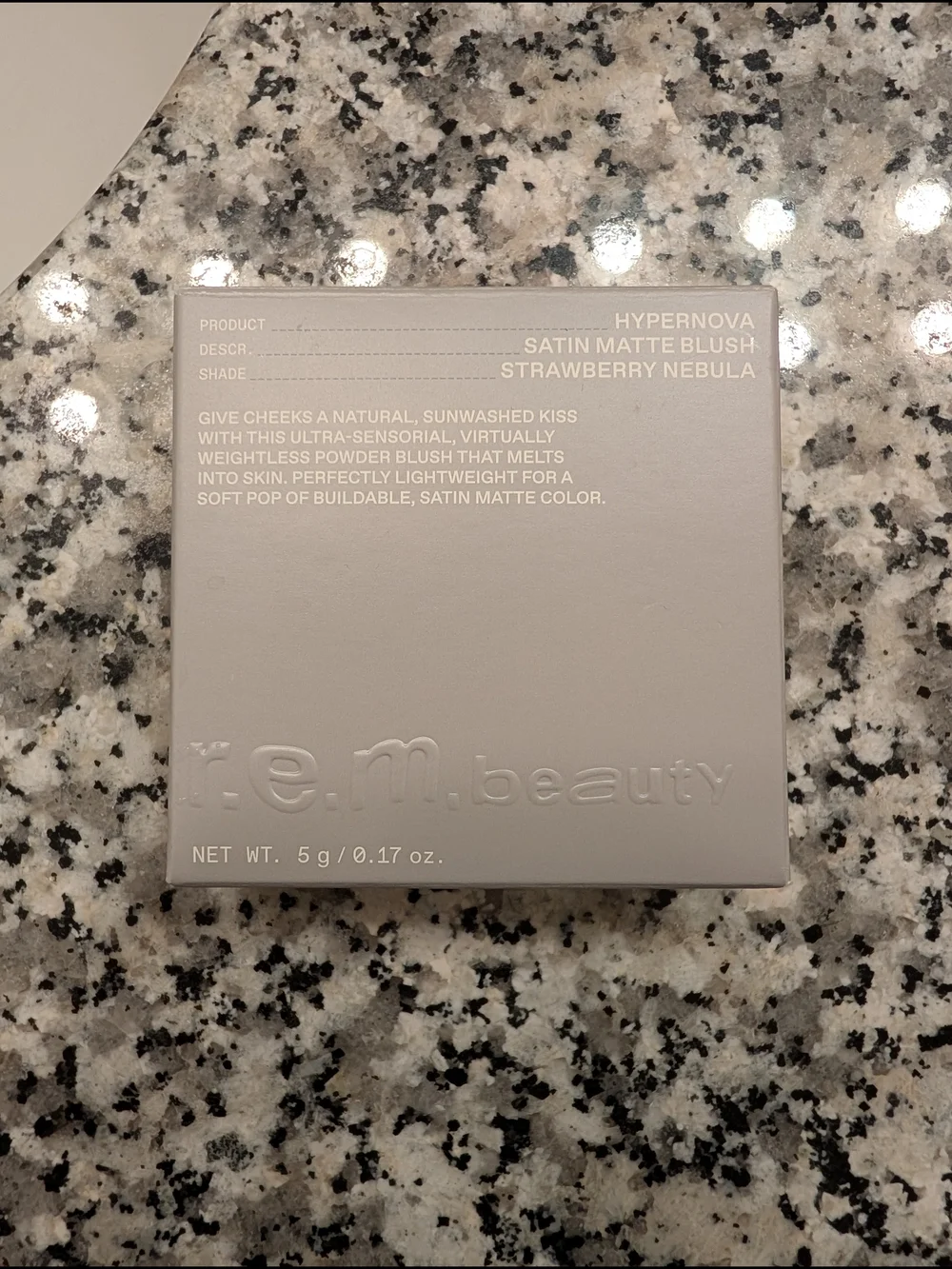 REM beauty Strawberry Nebula Satin Matte Blush